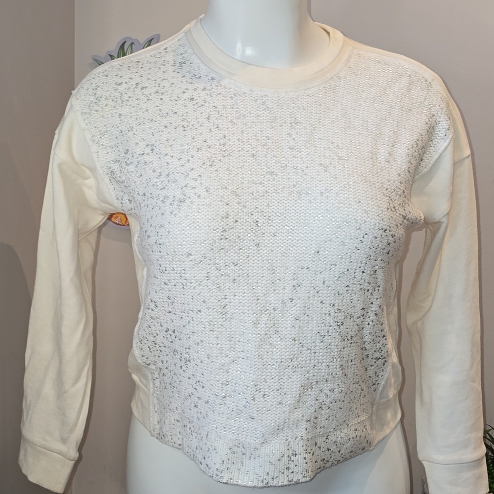 DKNY - Knit Sweater with Silver Screen Effect​​​​